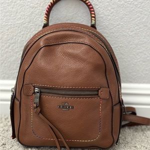Coach mini Andi Rainbow stitch Backpack F 31368